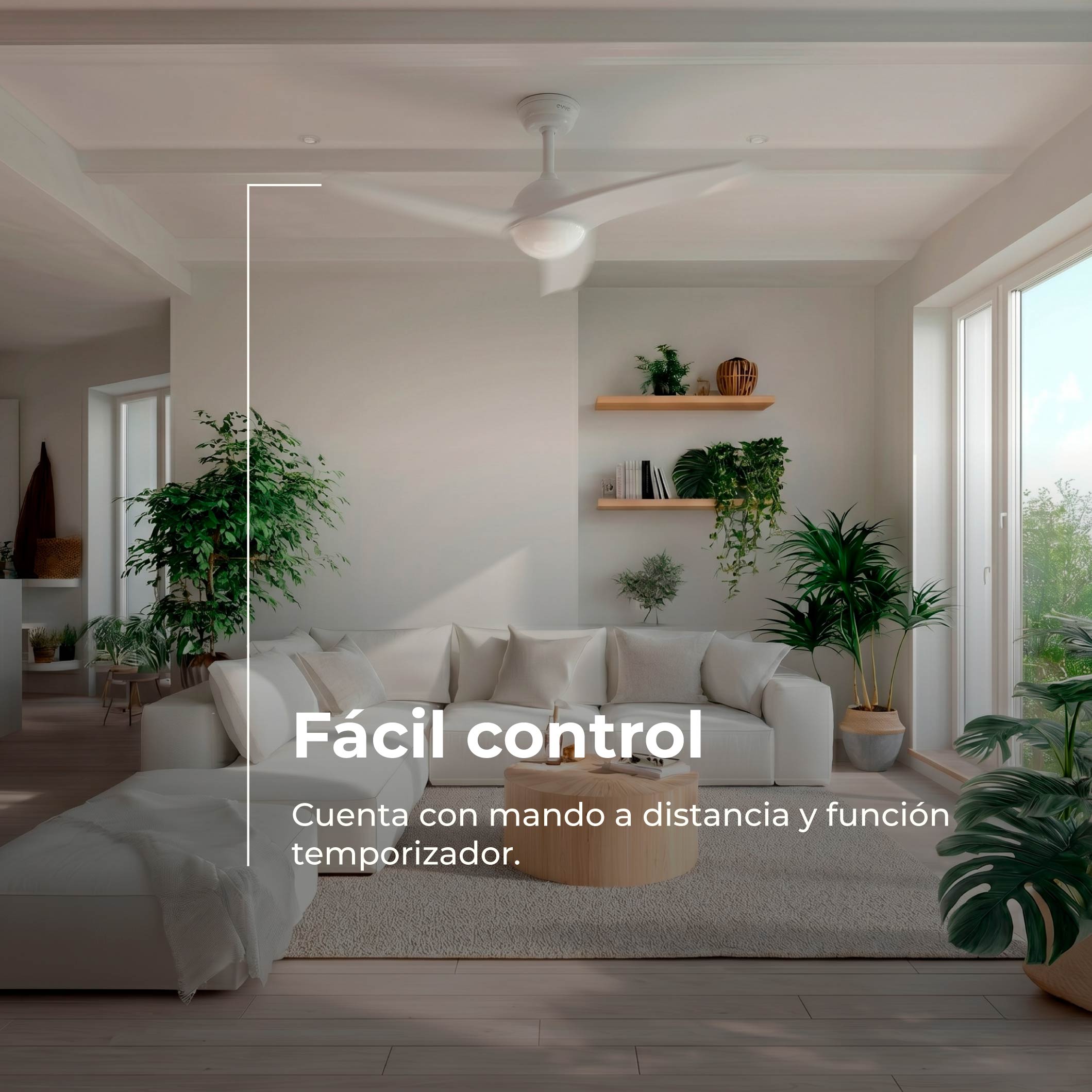 Ventoinha de teto EVVO V522