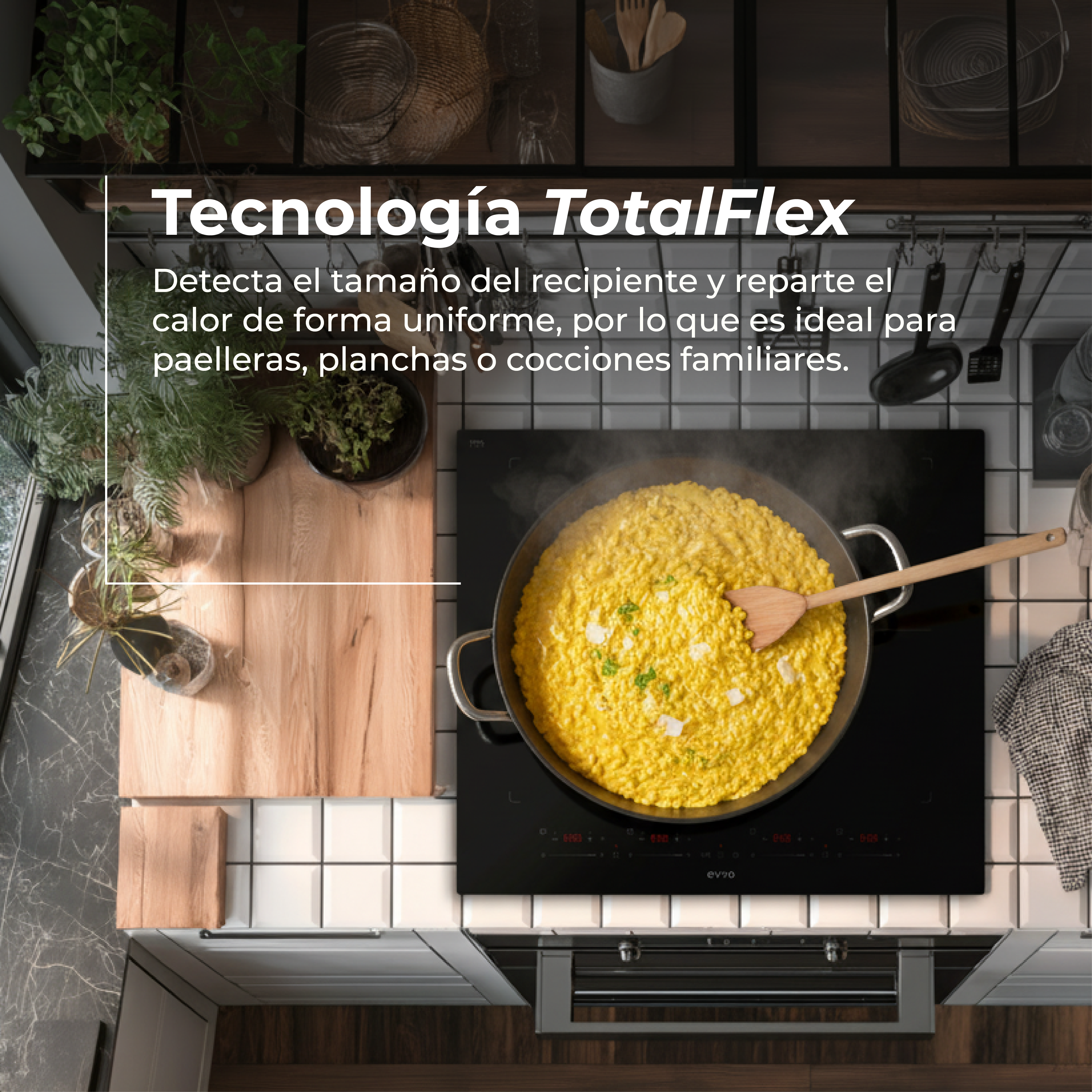 Placa Inducción EVVO V68 TotalFlex