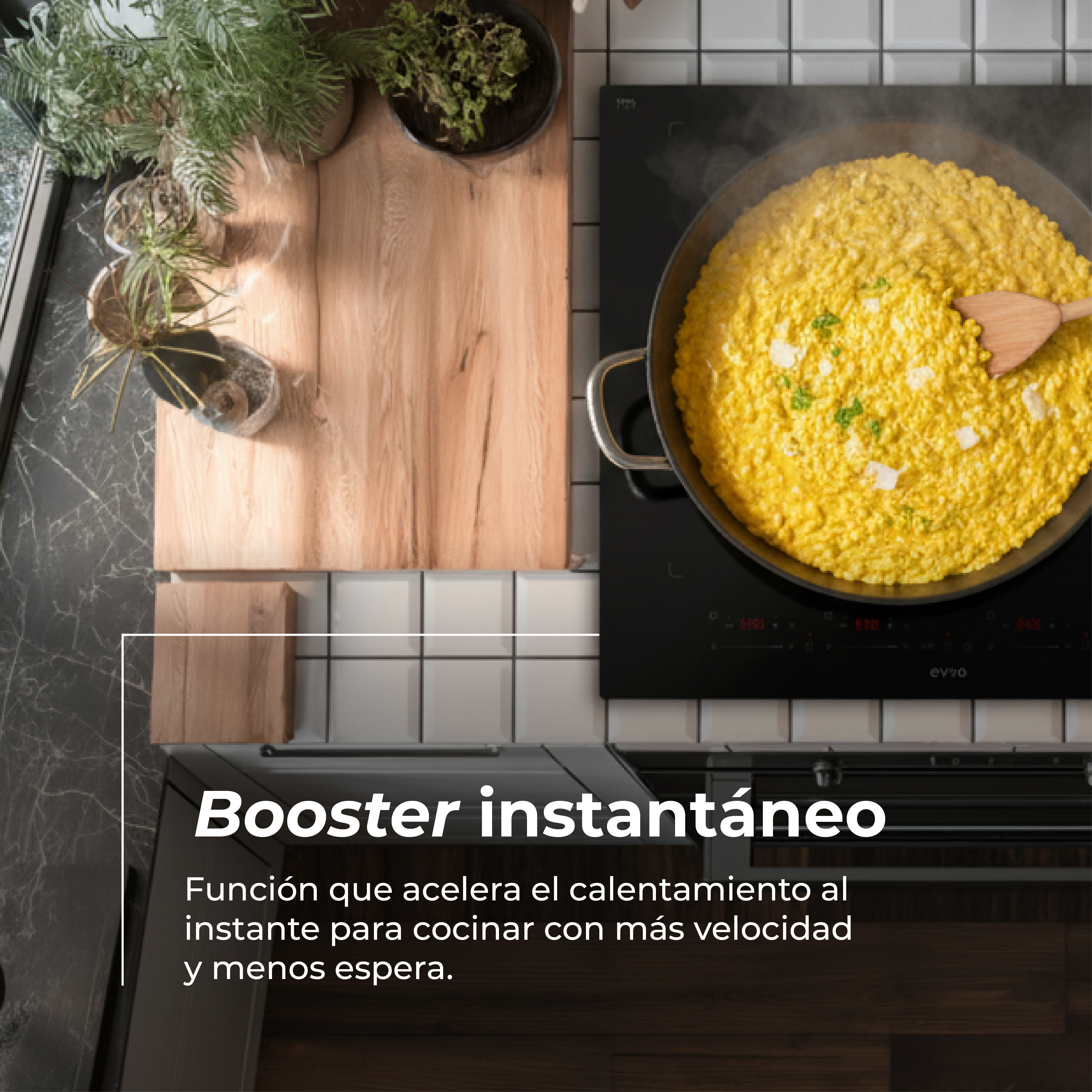 Placa Inducción EVVO V68 TotalFlex