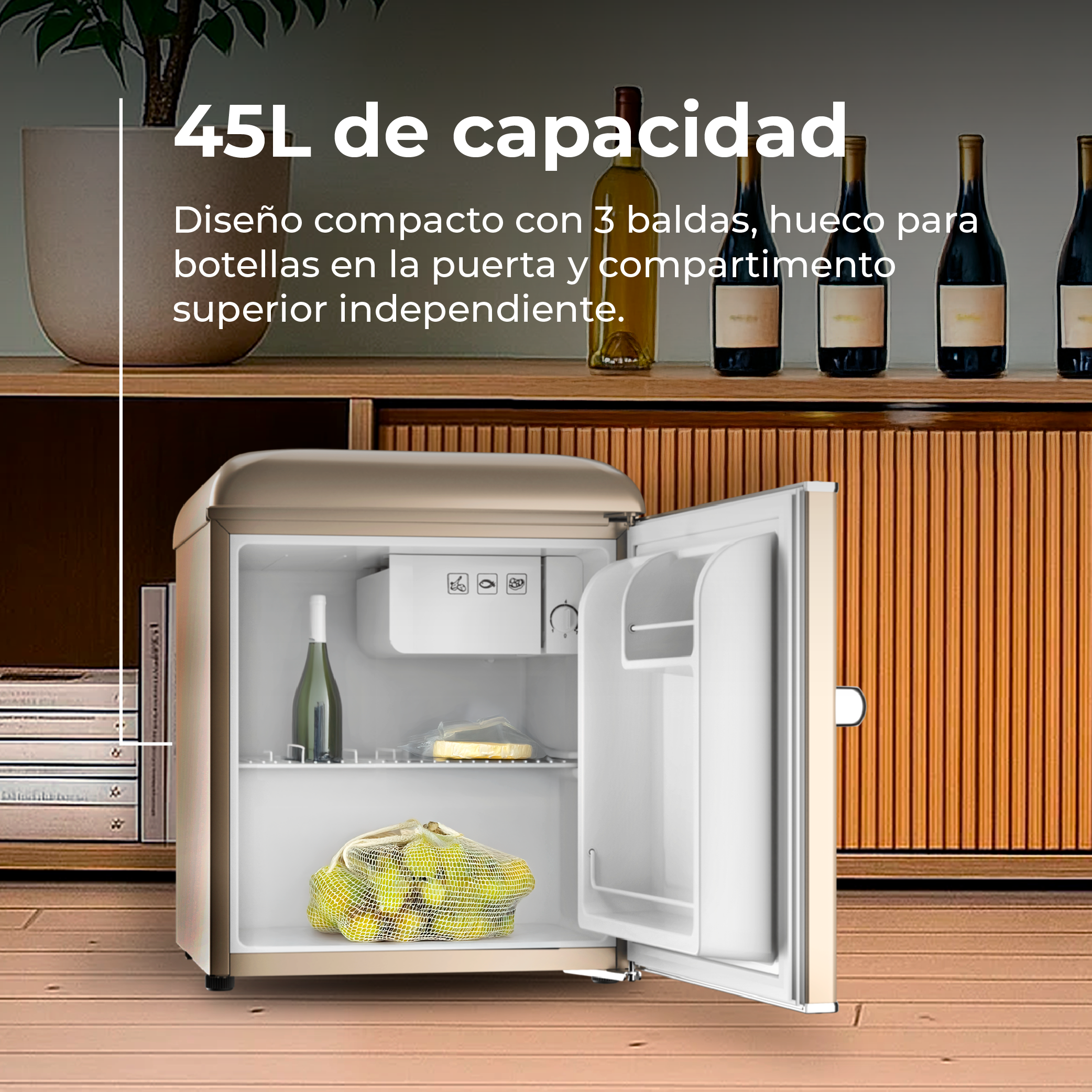 Frigorífico Mini Evvo F20 Retro