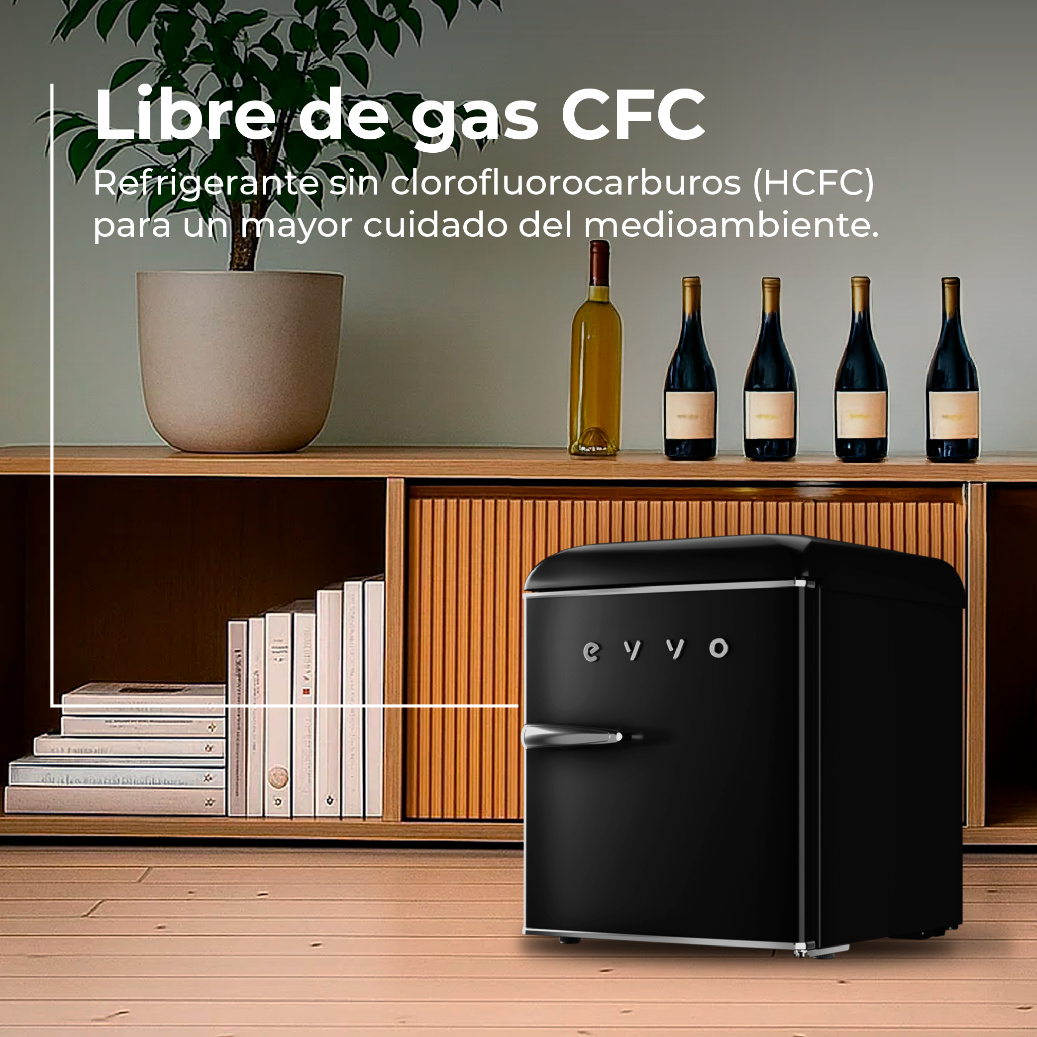Frigorífico Mini Evvo F20 Retro