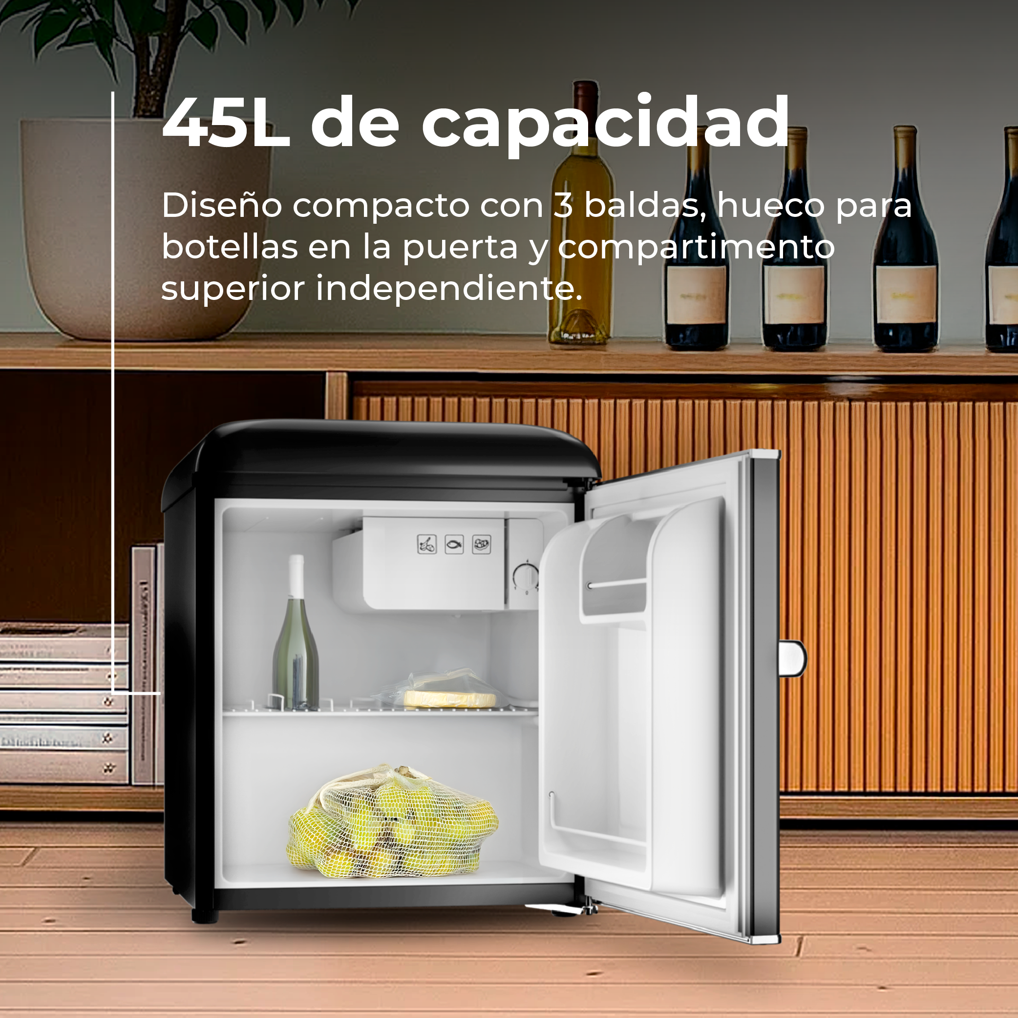 Frigorífico Mini Evvo F20 Retro
