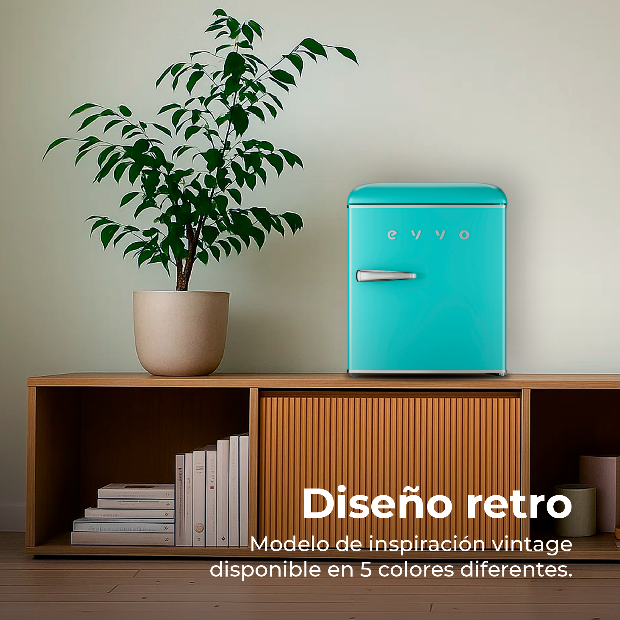 Frigorífico Mini Evvo F20 Retro