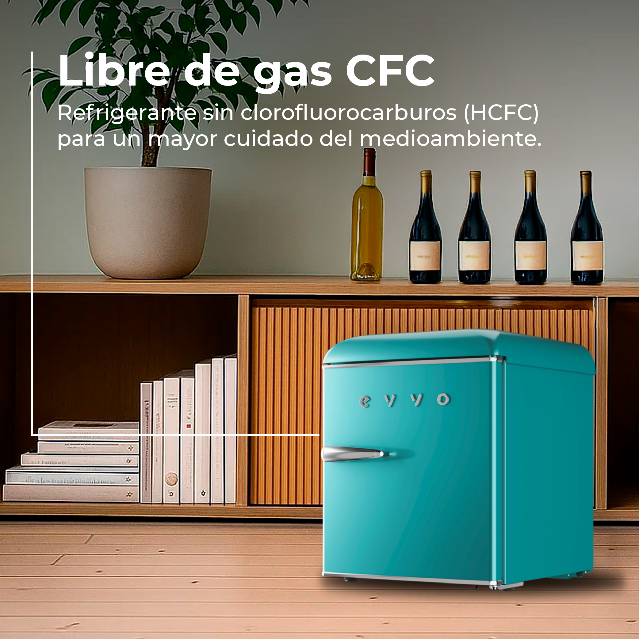 Frigorífico Mini Evvo F20 Retro