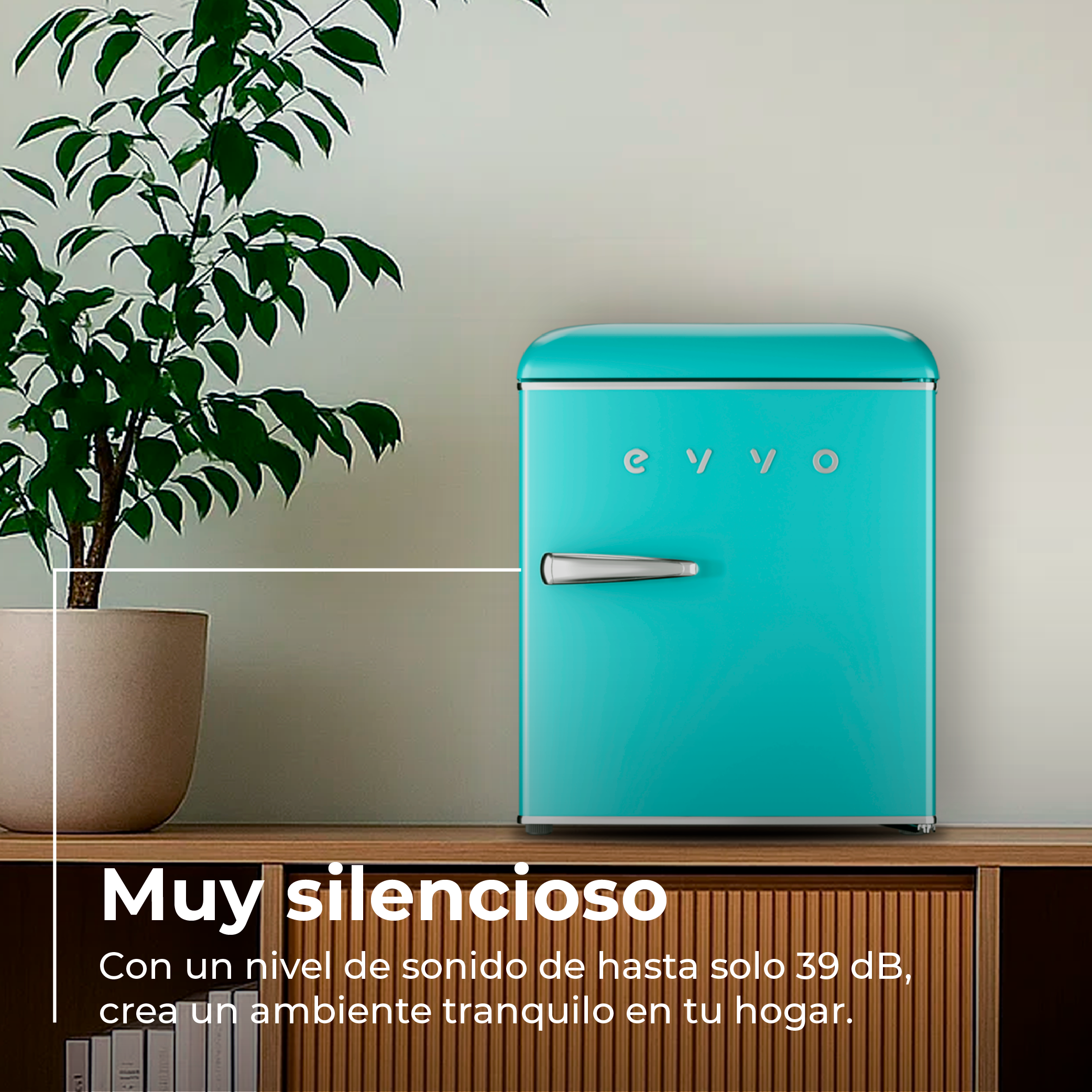 Frigorífico Mini Evvo F20 Retro