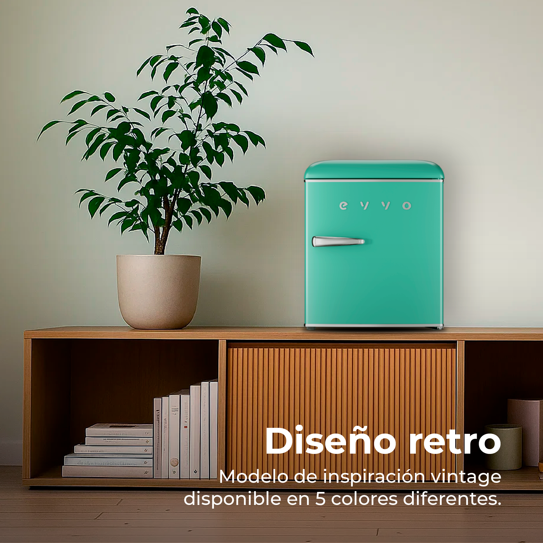 Frigorífico Mini Evvo F20 Retro