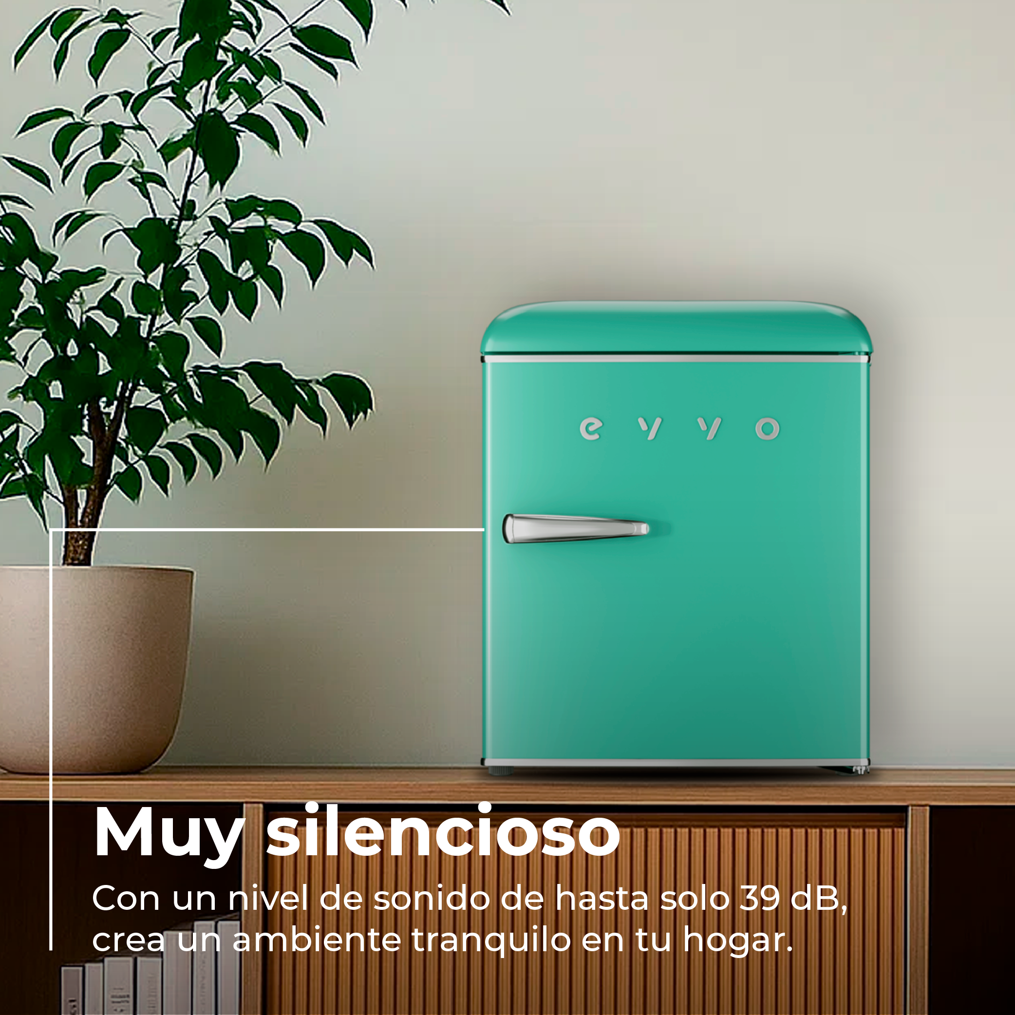 Frigorífico Mini Evvo F20 Retro