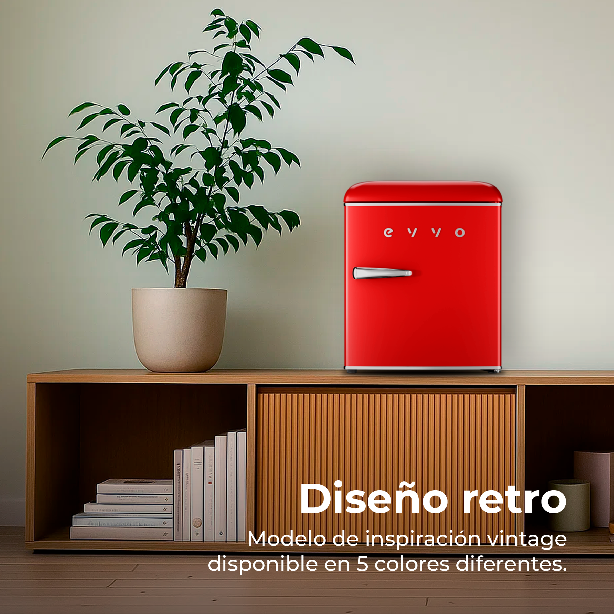 Frigorífico Mini Evvo F20 Retro