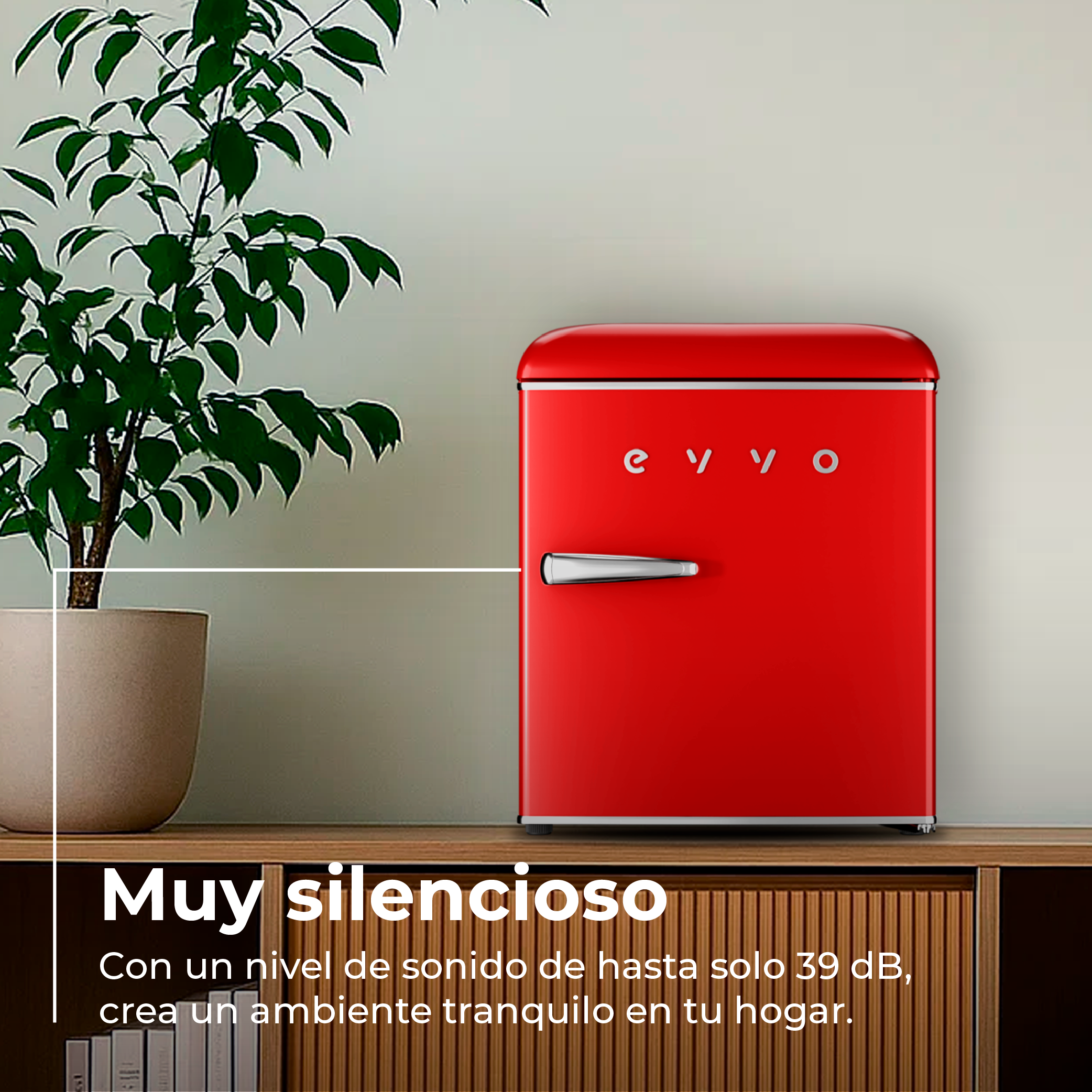 Frigorífico Mini Evvo F20 Retro
