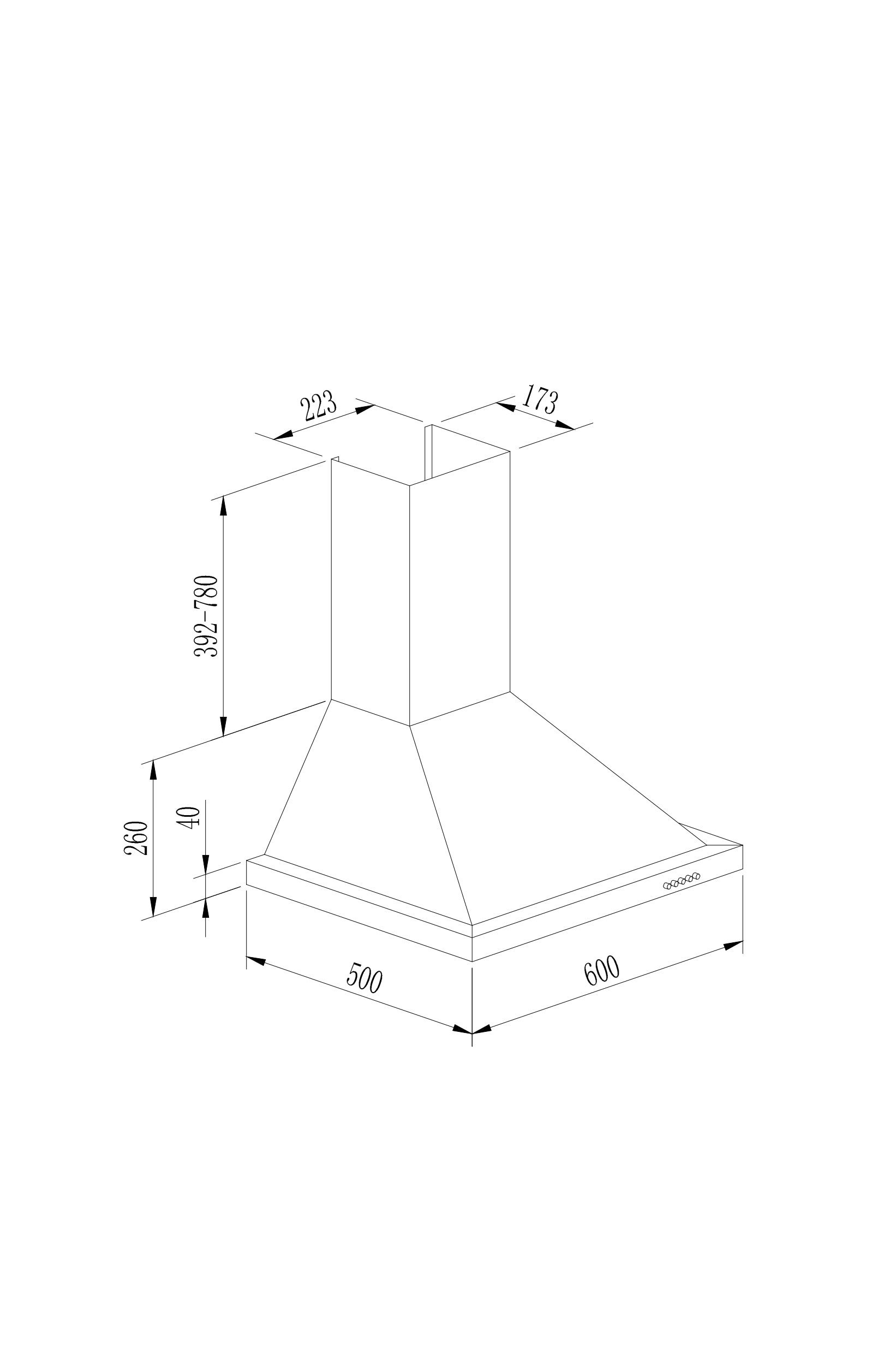 Campana Extractora EVVO CE21 Pyramid