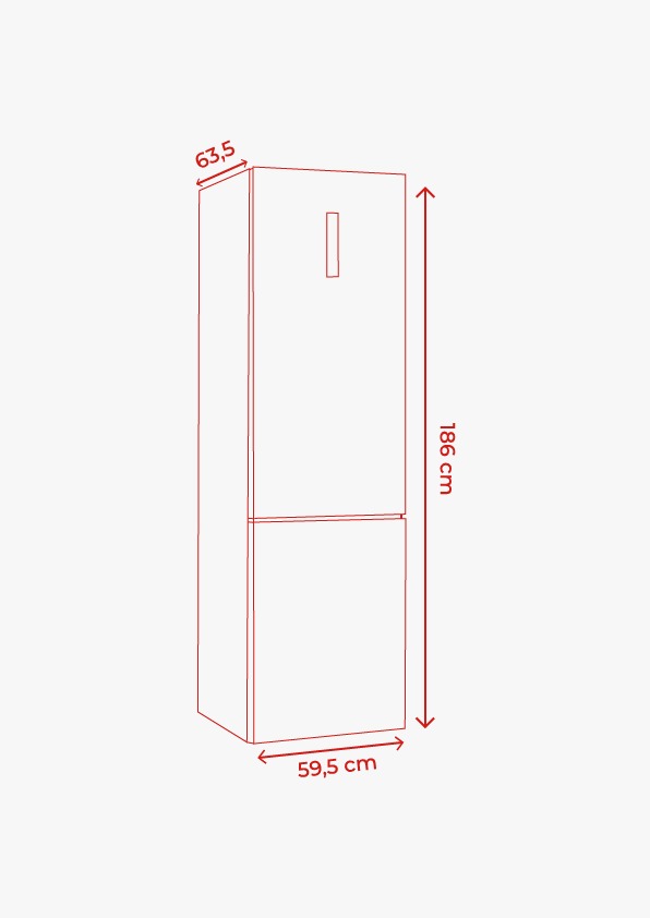 Frigorífico Combi EVVO F55