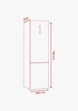 Frigorífico Combi EVVO F55 Glass