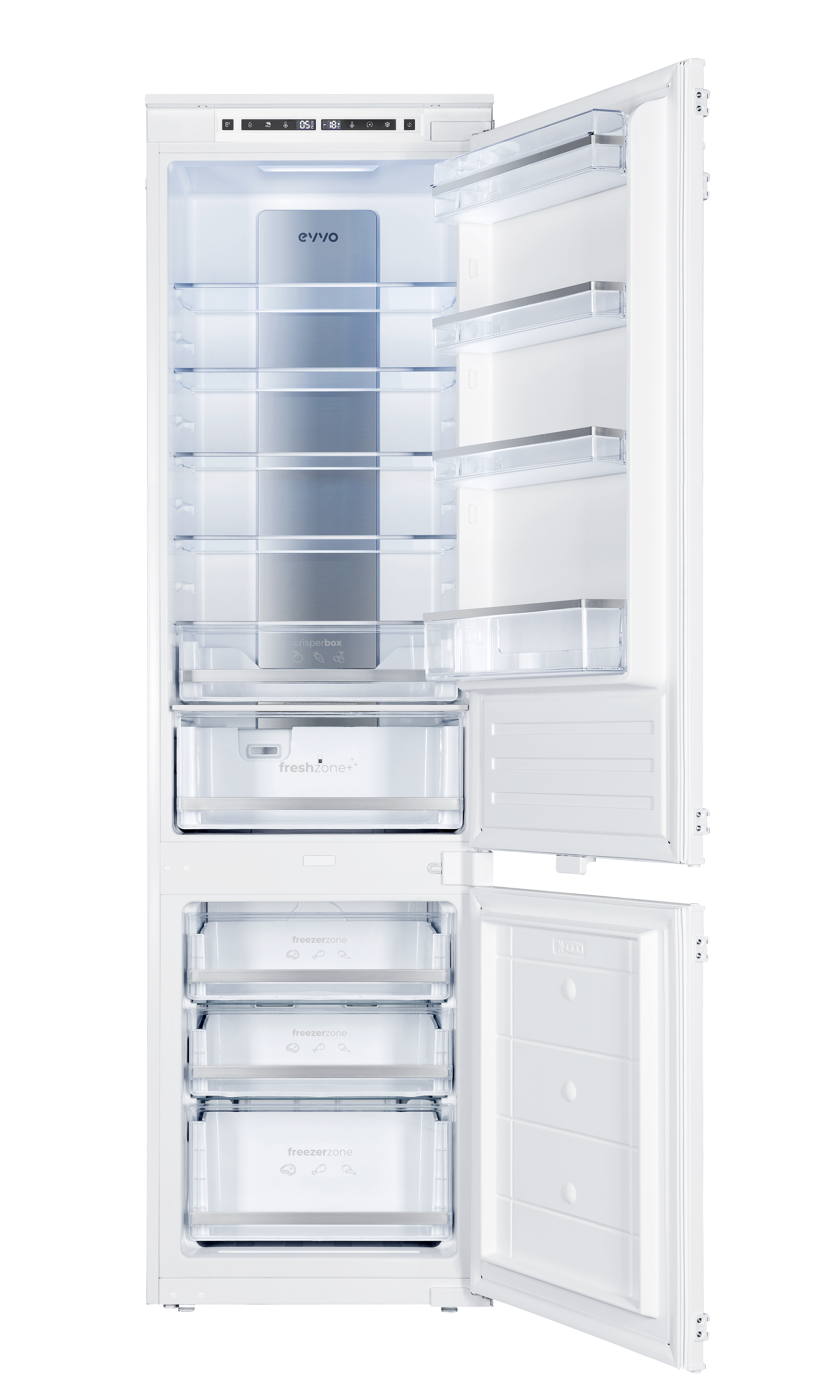 Frigorífico Combi EVVO F60W Glass