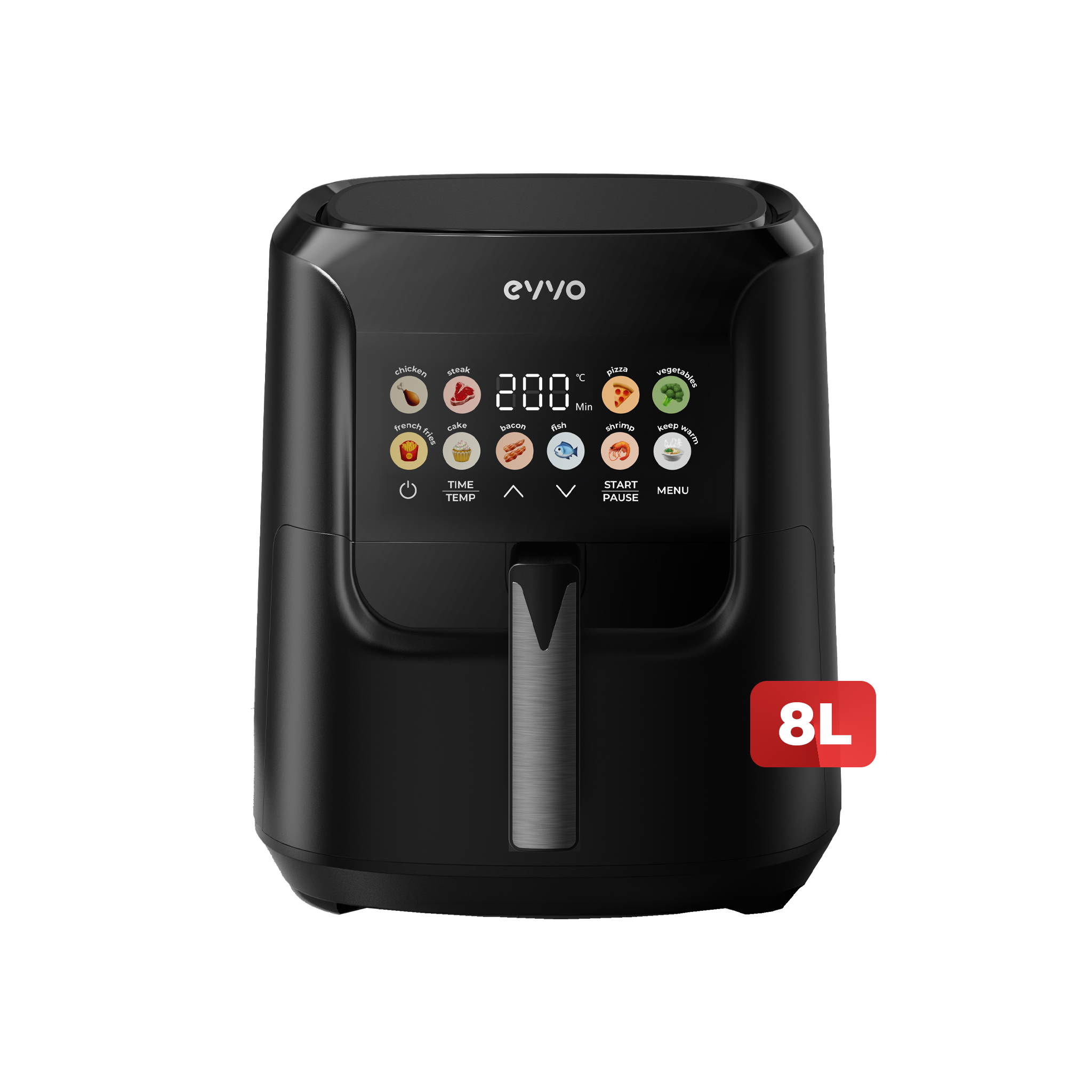 Freidora sin aceite EVVO Tasty Fryer Advance 8L