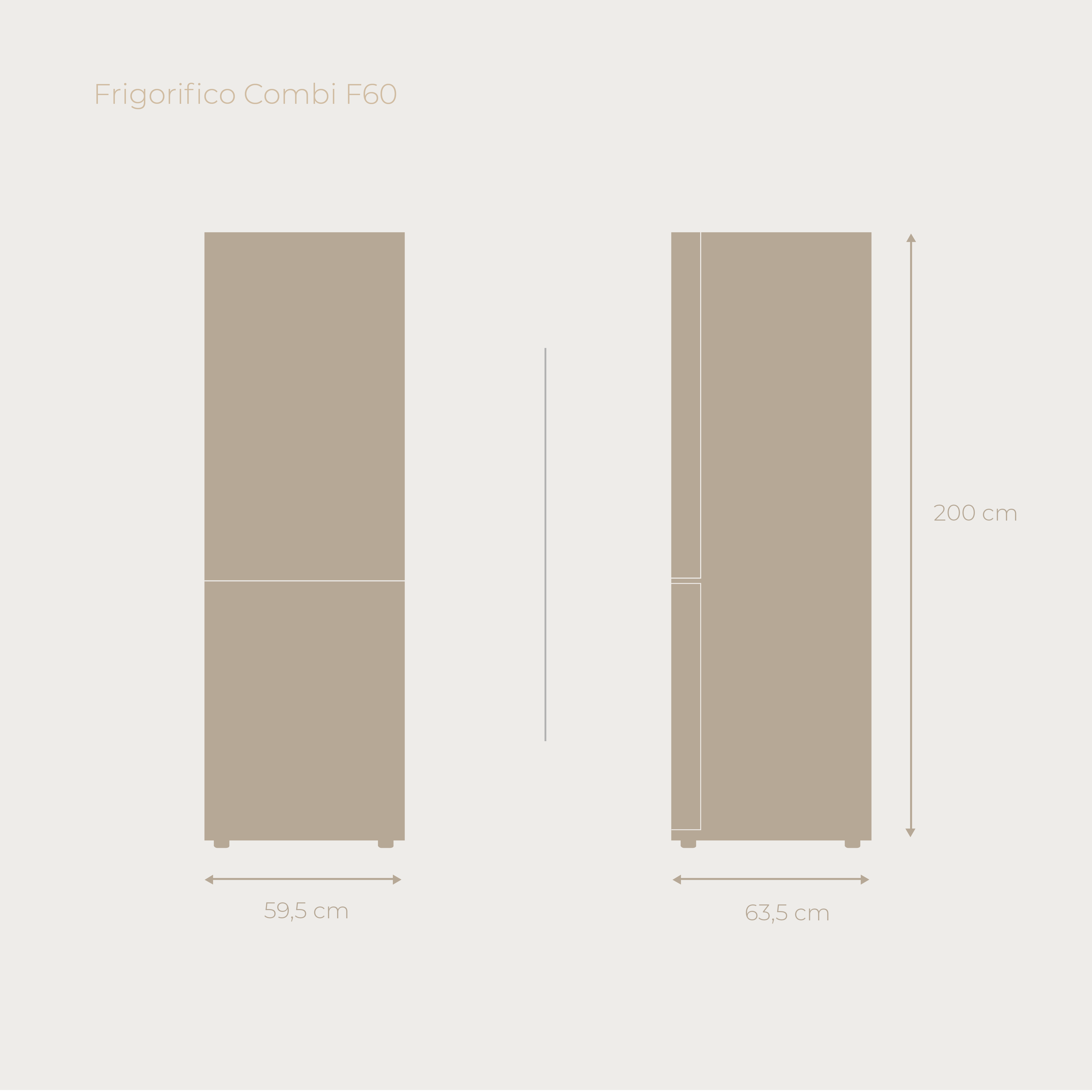 Frigorífico Combi EVVO F60DX
