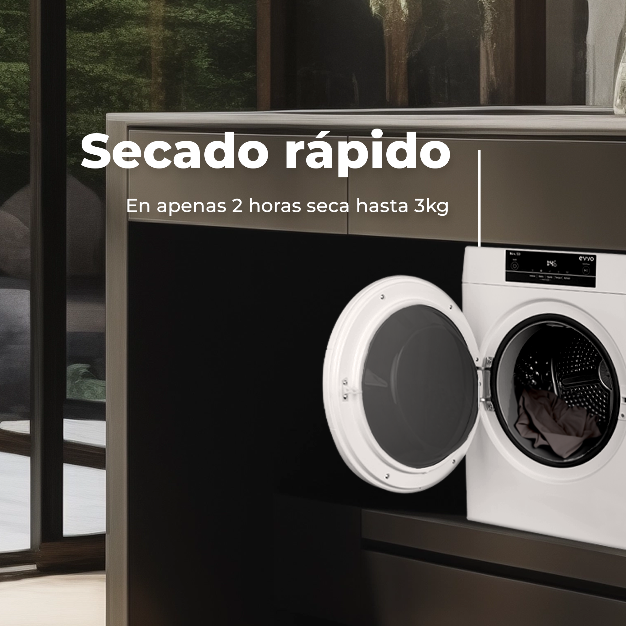 MÁQUINA DE SECAR ROUPA EVVO MINI S3