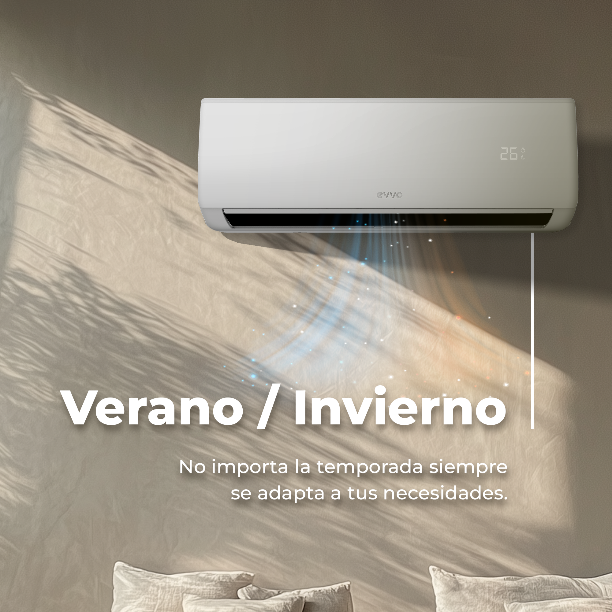 Aire acondicionado split EVVO Clima WiFi 1x1