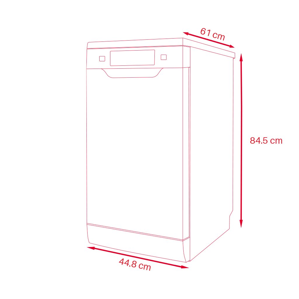 LAVAVAJILLAS EVVO D3 Slim (45 cm)