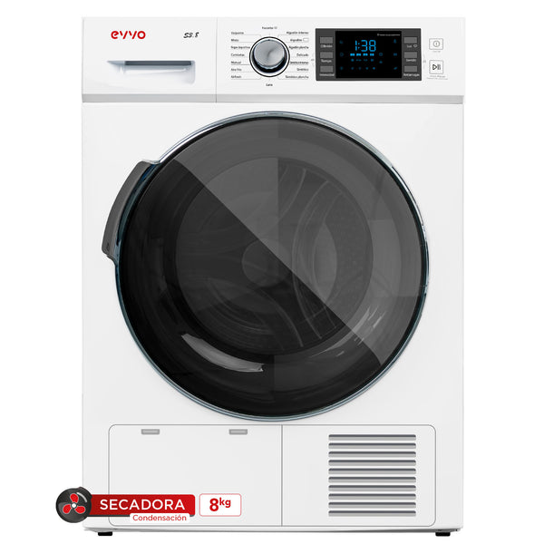EVVO Lavadora-secadora integrable i8w6se - 8 Kg lavado/ 6 Kg secado,1400RPM  : : Grandes electrodomésticos